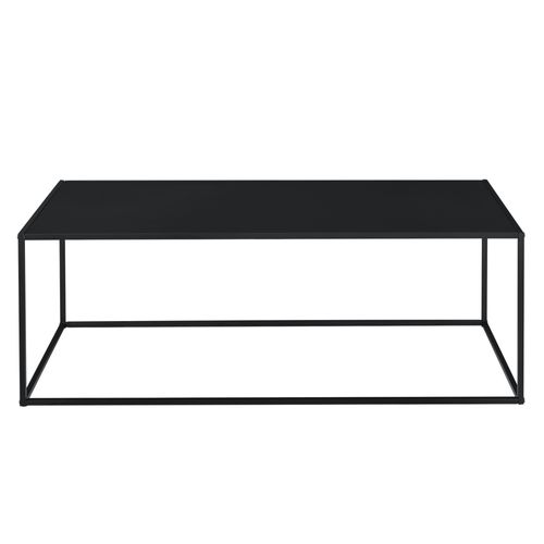 Table Console En Métal 40 X 110 X 50 Cm Noir Mat 03_0008561