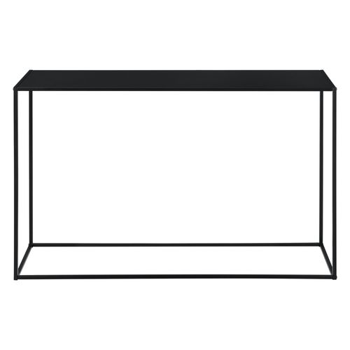Table Console En Métal 74 X 115 X 32 Cm Noir Mat 03_0008564