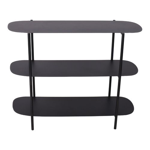 Table Console Acier 70 X 90 X 32 Cm Noir 03_0008567
