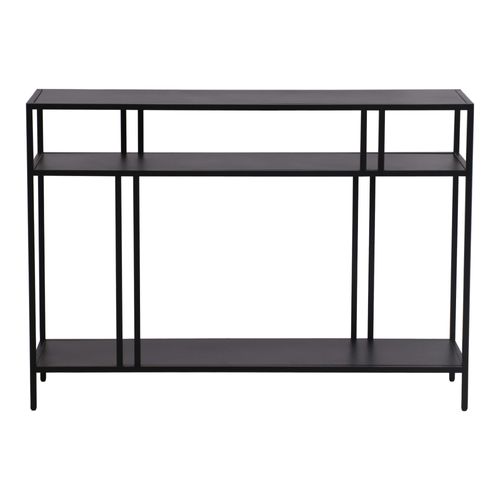 Table Console Métal 78 X 110 X 30 Cm Noir 03_0008582