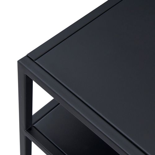 Table Console Métal 85 X 55 X 30 Cm Noir 03_0008584