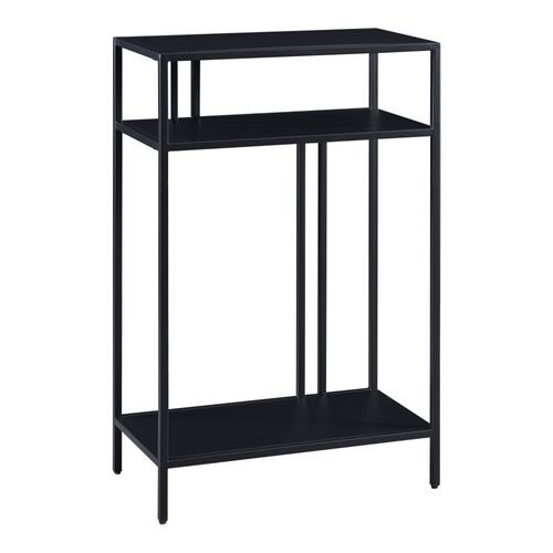 Table Console Métal 85 X 55 X 30 Cm Noir 03_0008584