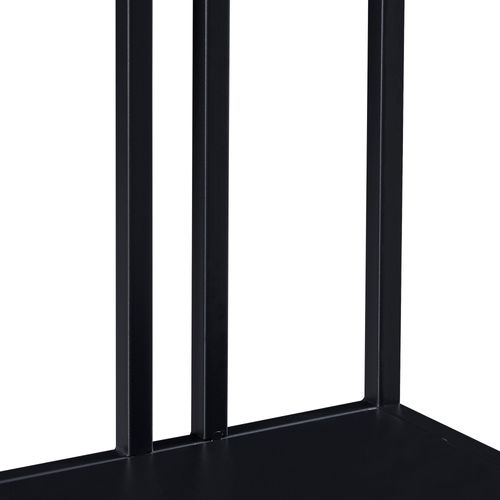 Table Console Métal 85 X 55 X 30 Cm Noir 03_0008584