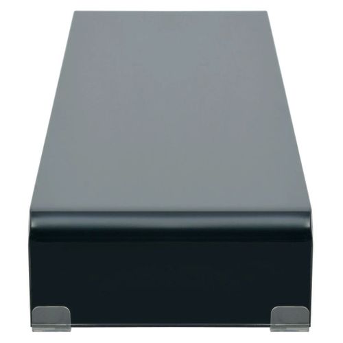 Meuble Télé Buffet TV Télévision Design Pratique Support Pour Moniteur 120 Cm Verre N