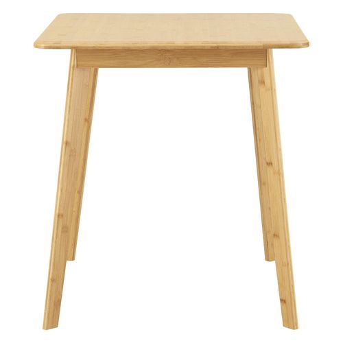 Table De Salle à Manger Carrée Pour 2 Personnes 75 X 70 X 70 Cm Bambou 03_0008698