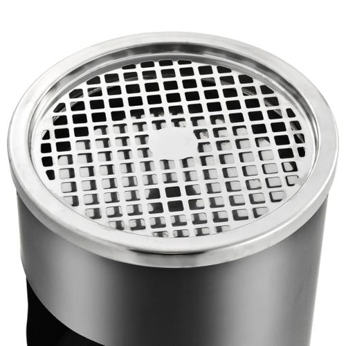 Poubelle à Cendrier D'hôtel 30 Litres Acier Gris 02_0006047