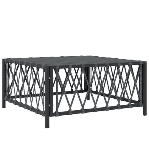 Salon De Jardin Meuble D'extérieur Ensemble De Mobilier Avec Coussins 3 Pièces Anthra