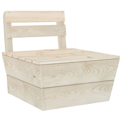 Salon De Jardin Meuble D'extérieur Ensemble De Mobilier Palette 3 Pièces Bois D'épicé