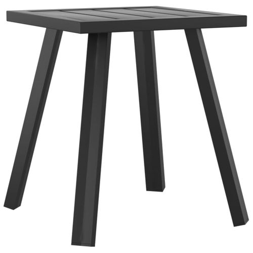 Table De Jardin Intemporelle 34 X 34 X 38 Cm Acier Anthracite 02_0018687