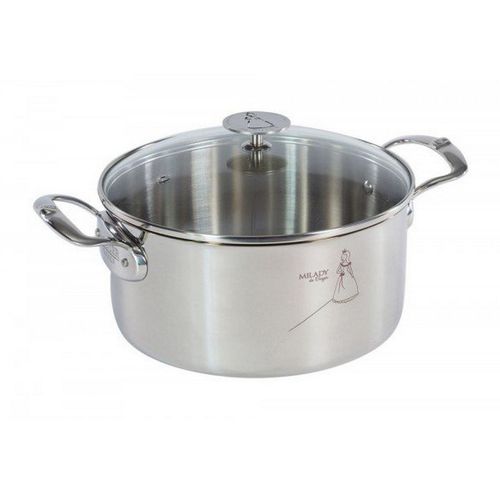 Faitout Inox 20cm Avec Couvercle - 3427.20