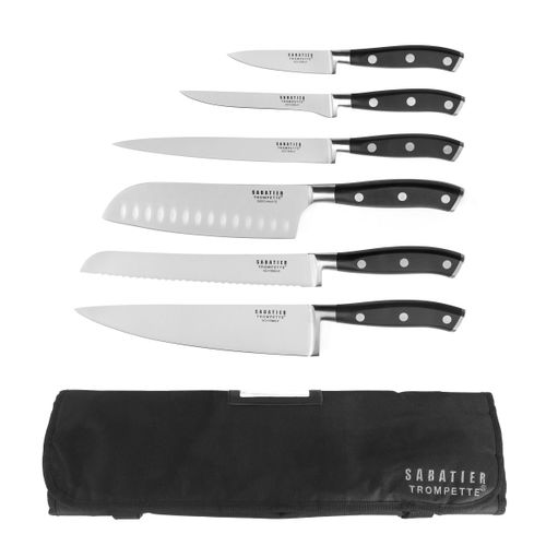 Vulcano - Trousse Souple Avec 6 Couteaux De Cuisine