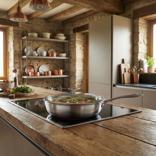 Gourmet - Sauteuse 28 Cm Inox Triply