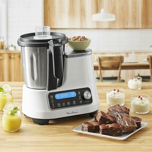 Robot Cuiseur Multifonction - 2 L - Compact - 32 fonctions - Panier vapeur - Hf452110 Clickchef