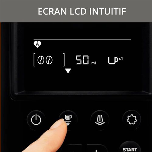 Machine Expresso Broyeur 15 Bars Noir - Ea8168f1