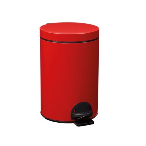 Poubelle à Pedale 14l Rouge Carmin - 90201