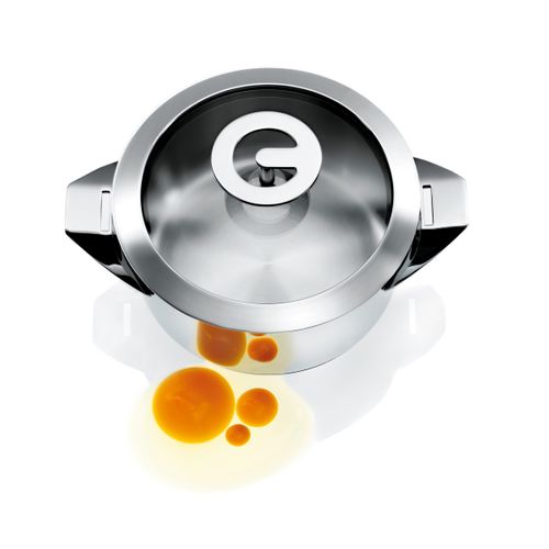 Universel - Couvercle 16cm Verre Trempé Et Inox