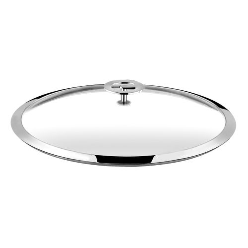 Universel - Couvercle 16cm Verre Trempé Et Inox