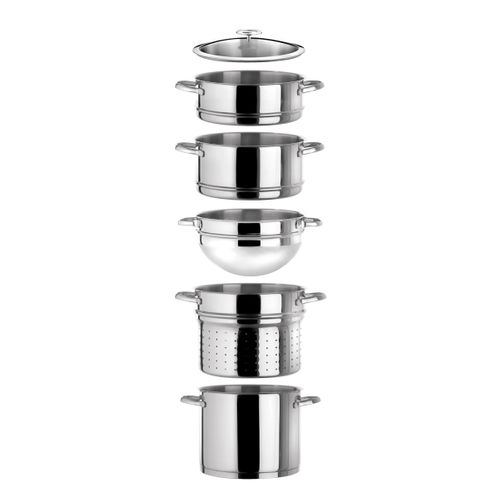 Elysée - "le Cuisinox" Set Cuisson Vapeur 6 Pièces