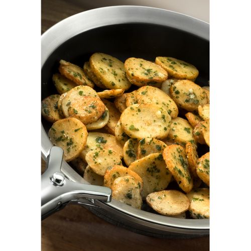 Ycône - Poêle 28cm Inox Revêtement Greblon C3