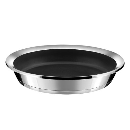Ycône - Poêle 28cm Inox Revêtement Greblon C3