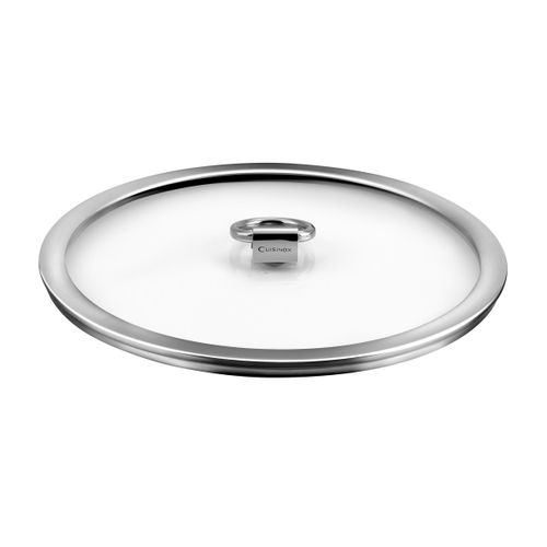 Ycône - Couvercle 24cm Verre Et Poignée Rabattable