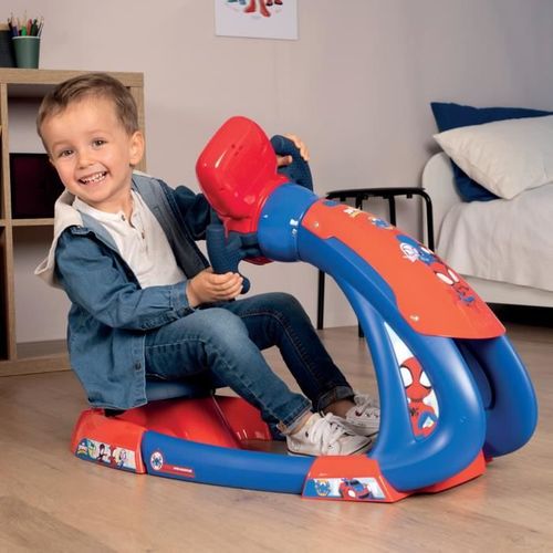 Spidey - V8 Driver - Simulateur De Conduite Pour Enfant - Siege Ajustable - Sons Et Lumieres