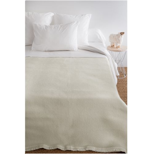 Couverture Pure Laine Volma 220x240 Naturel