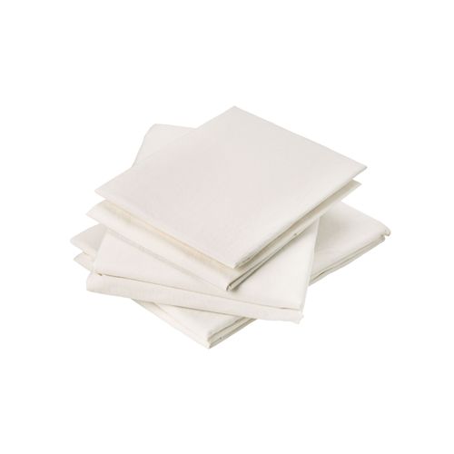 Drap Plat En Coton Lavé - 180x290 Cm - Ecru