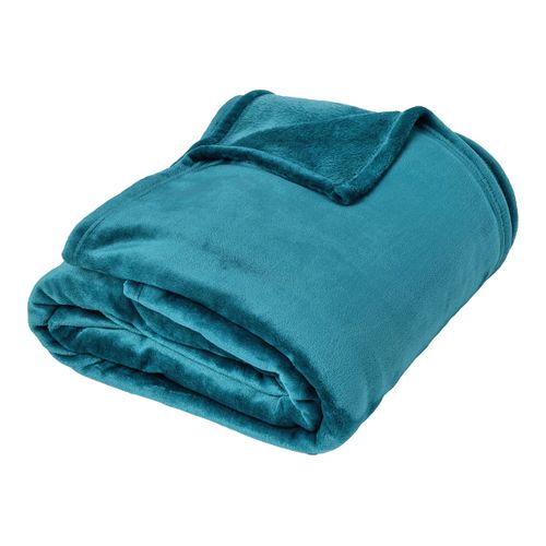 Couverture Velvet Lac 220 X 240 Cm Bleu Clair