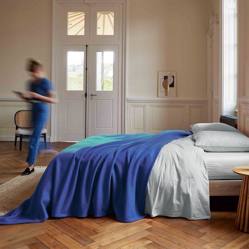 Couverture Teddy Liberty 240 X 260 Cm Bleu Foncé