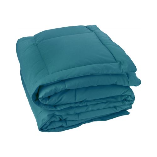 Dessus De Lit Matelassé Peau De Pêche  - 220x240 Cm - Bleu