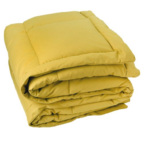 Edredon Lazy Microfibre Mangue 140 X 160 Cm Jaune