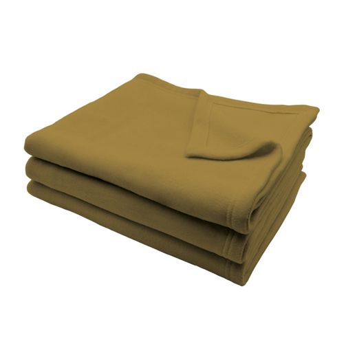 Couverture Teddy Miel 180 X 220 Cm Jaune