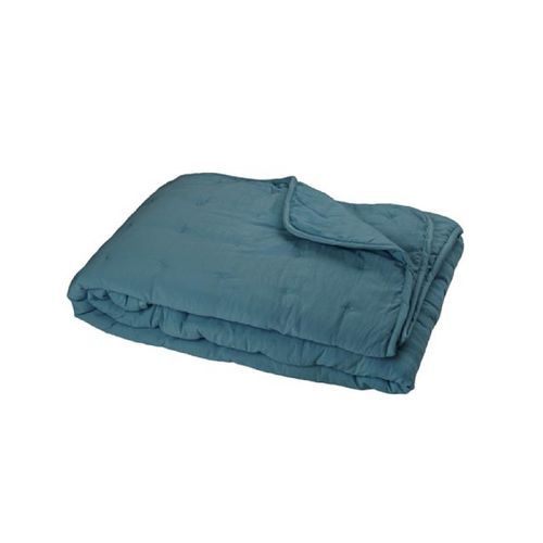 Couvre-lit En Microfibre Matelassée - 240x220 Cm - Bleu