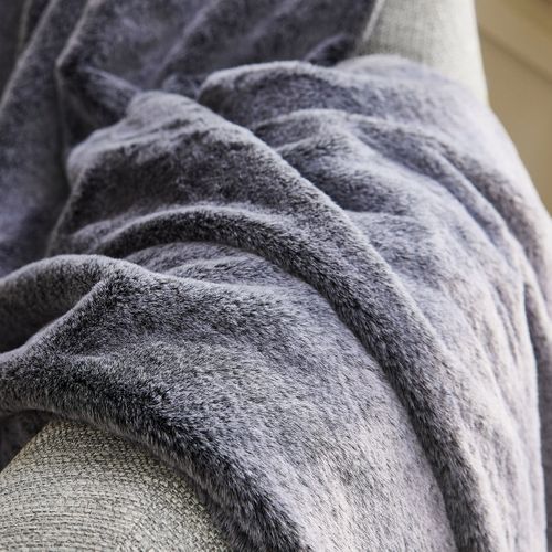 Plaid Lou Gris 130 X 170 Cm Gris