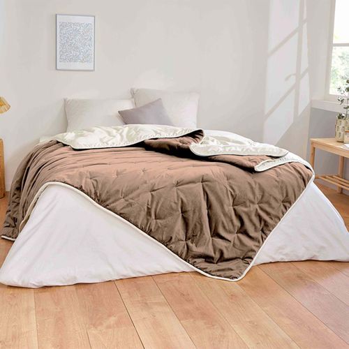 Edredon Denali Taupe 150 X 200 Cm Marron