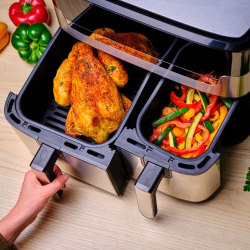 Friteuse à air MOULINEX EZ905D20 Dual Easy Fry Grill
