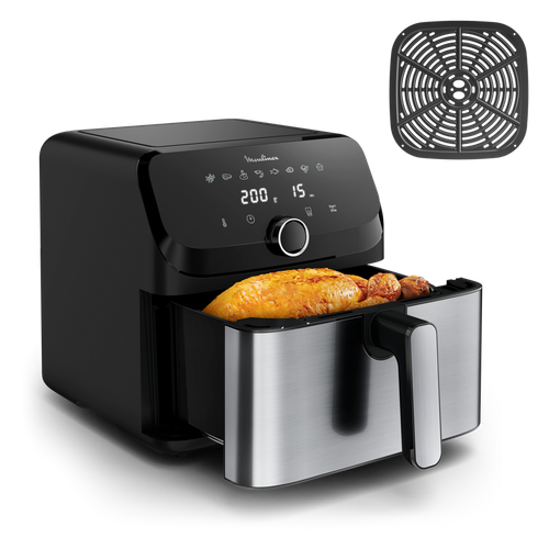 Friteuse Sans Huile Easy Fry Mega Ez855d 2020wW Acier Inoxydable