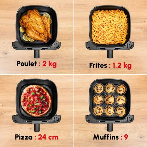 Friteuse Sans Huile Easy Fry Mega Ez855d 2020wW Acier Inoxydable