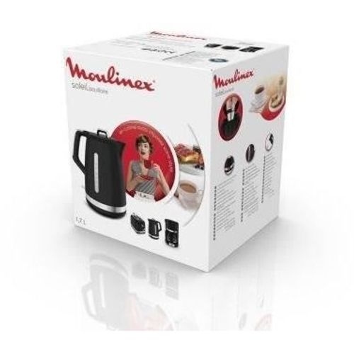 Bouilloire Soleil 1,7l 2400w Socle Connecteur 360° Noire