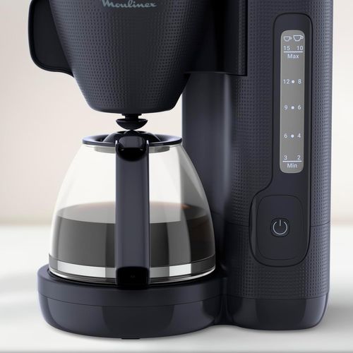 Cafetière 1000w 10/15 tasses Morning Bleu Nuit - Fg2m0810