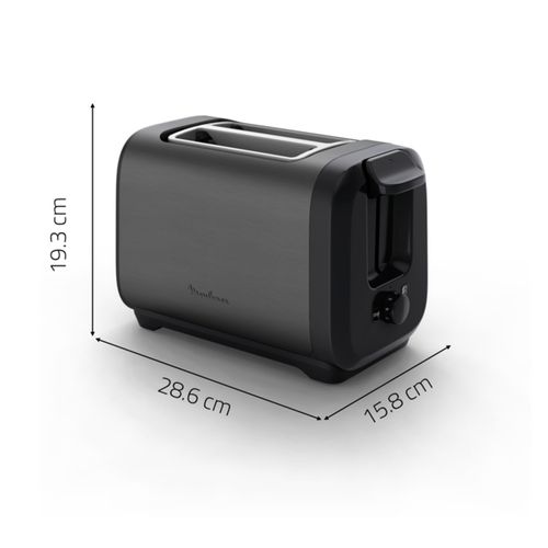 Grille pain MOULINEX LT5S08E0 Subito noir inox