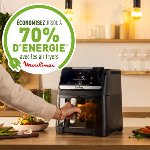 Friteuse sans huile Air Fryer MOULINEX EZ8468F0 7L Noir