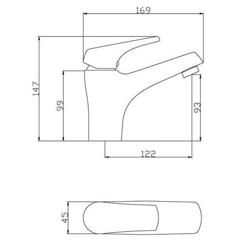 Rousseau Robinet Mitigeur Lavabo Kiopta