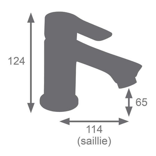 Mitigeur Lavabo Infrarouge - Nuuk - Chromé - Économie D'eau - Hygiene Maximale