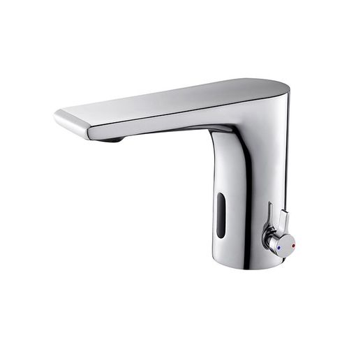 Mitigeur Lavabo Infrarouge - Nuuk - Chromé - Économie D'eau - Hygiene Maximale