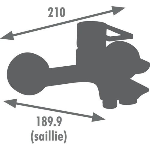 Mitigeur Bain-douche - Styl - Chromé