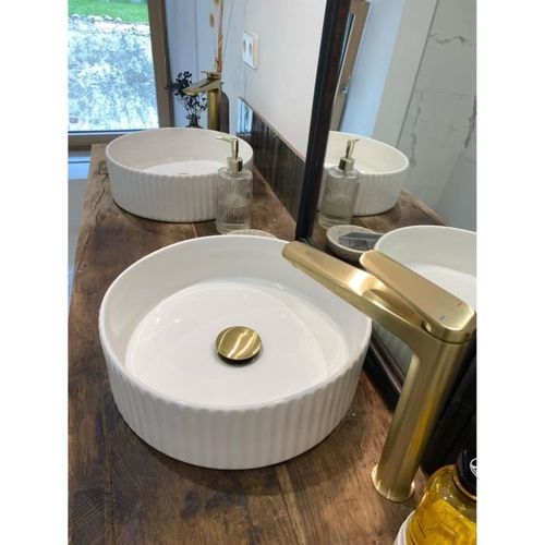 Mitigeur Lavabo Gloss Haut - Laiton Brossé