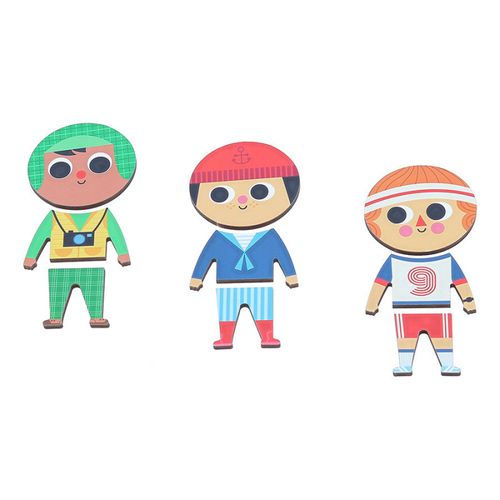 Jules à Habiller Puzzle En Bois