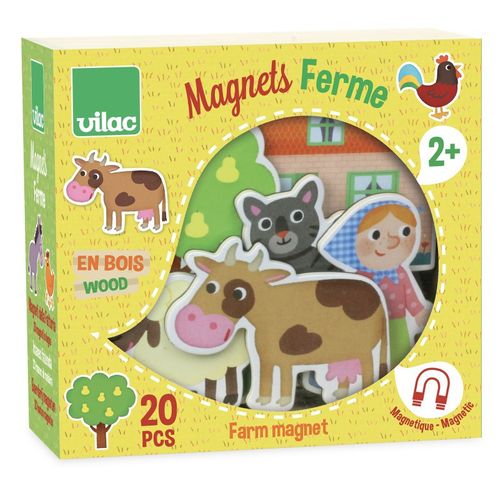 Magnets Ferme - 15 X 14 X 6 Cm - Multicolore